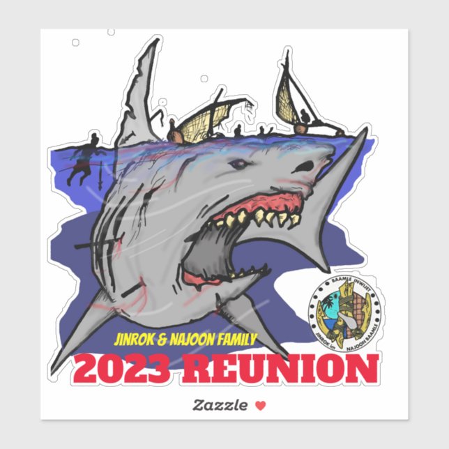 Pegatina Diseño desde las Islas Marshall (Hoja)