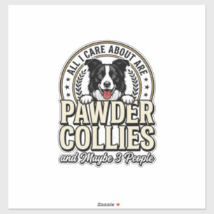 Pegatina Diseño divertido de camiseta para amante de perros