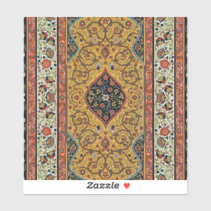 Pegatina Diseño elegante de alfombra persa antigua