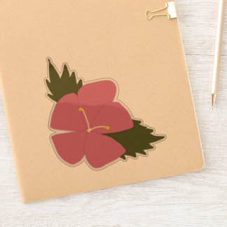 Pegatina diseño floral