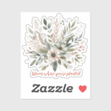 Diseño floral de acuarela botánica personalizada