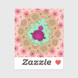 Pegatina Diseño fractal de conjunto de mandelbrot localizad