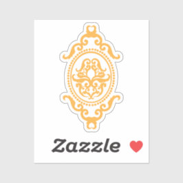 Pegatina Diseño inspirado en el arte del tatuaje tradiciona