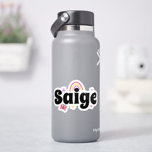 Pegatina Diseño lindo nombre Saige