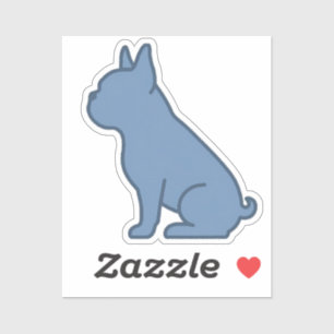 Pegatina Diseño minimalista de Bulldog Francés
