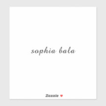 Diseño moderno de nombre personalizado a mano