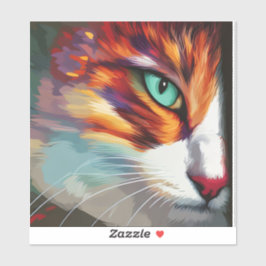 Pegatina Diseño ocular del gato