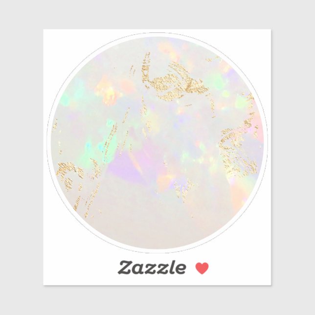 Pegatina diseño opal (Hoja)