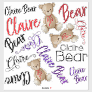 Pegatina Diseño personalizado para una Chica dulce llamada 