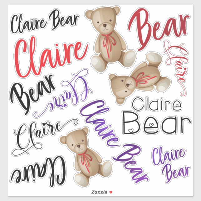 Pegatina Diseño personalizado para una Chica dulce llamada  (Hoja)