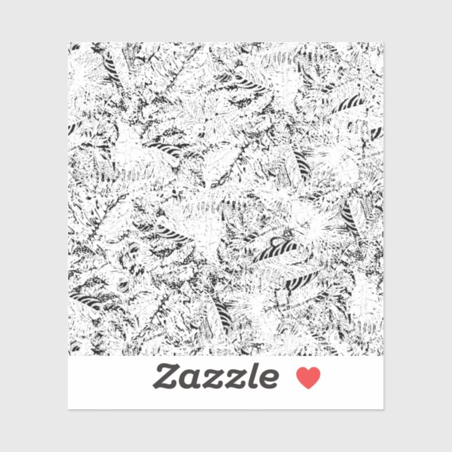 Pegatina Diseño seco Veintidós (Hoja)