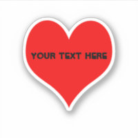 Diseño sencillo de corazón rojo