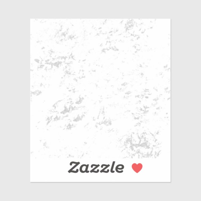 Pegatina Diseño vacío Dieciocho (Hoja)