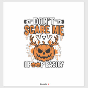 Pegatina Diseño vectorial de cita de calabaza fantasma dive