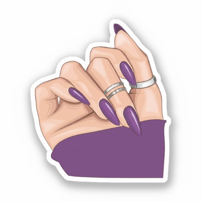 Pegatina Diseños Adorables para Arte de Uñas DIY (Anverso)