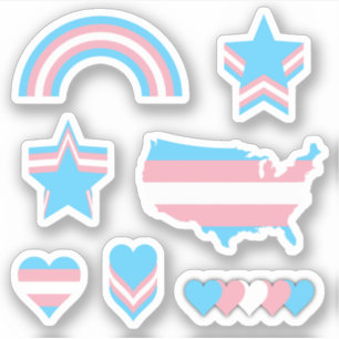 Pegatina Diseños del Orgullo Trans I