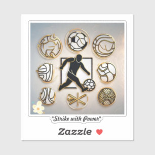 Pegatina "Diseños inspirados en el fútbol"