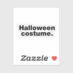 Pegatina Disfraz de Halloween