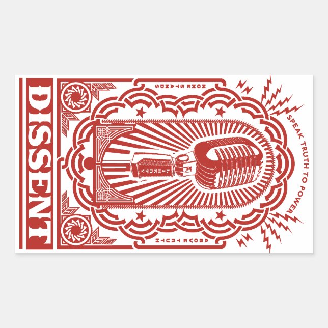 Pegatina disidente (Anverso)