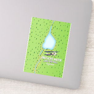 Pegatina Distrito de Brothers Water Lake