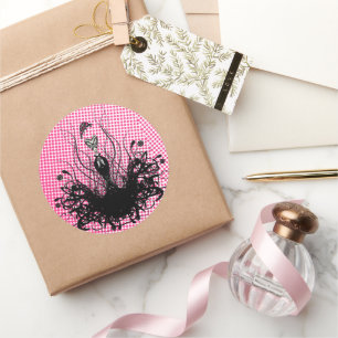 Pegatina Diva Fashion - Raspberry rosa brillante c