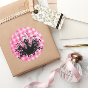 Pegatina Diva Fashion - Raspberry rosa brillante c