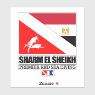 Pegatina Dive Sharm el Sheikh (sq.)