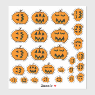 Pegatina Diversos Lámparas de Halloween Jack-o'-Lanterns