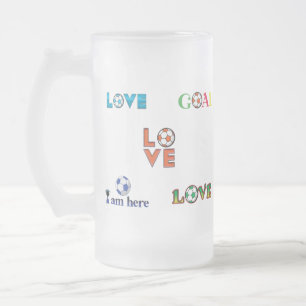 Pegatina divertida de la Copa de Fútbol