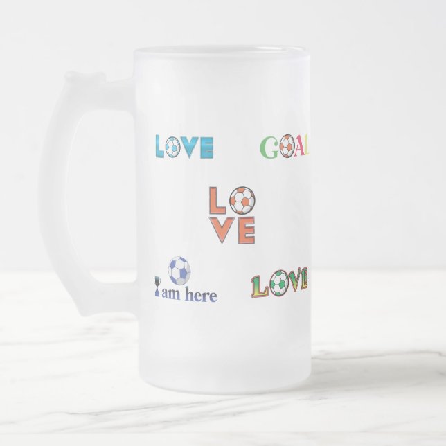 Pegatina divertida de la Copa de Fútbol (Izquierda)