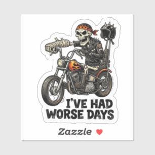 Pegatina Divertida para Motociclista - Moto Tarot 