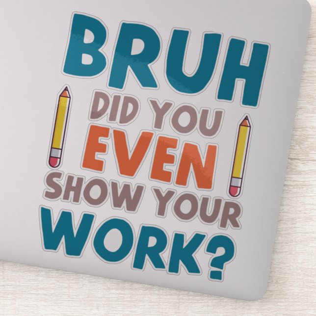 Pegatina Divertidas citas matemáticas del Chiste del profes (Detalle)