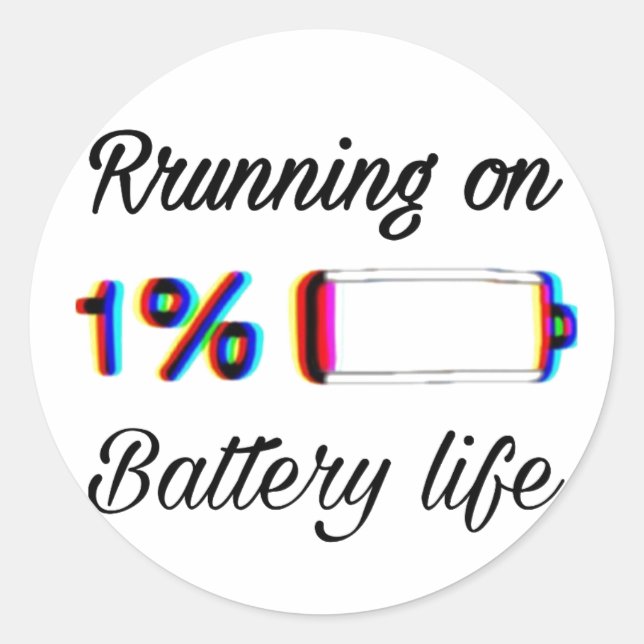 pegatina divertido/ 1 pulgada (Anverso)