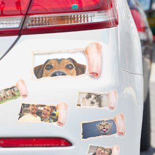 Pegatina Divertido añada tu propio Personalizado de fotogra