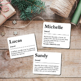 Pegatina Divertido de diccionario de amigo de definición de