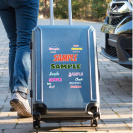 Pegatina Divertido Nombre Variedad Paquete Inespiritividad 