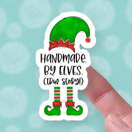 Pegatina Divertido trabajo hecho a mano por Elves Cute Navi