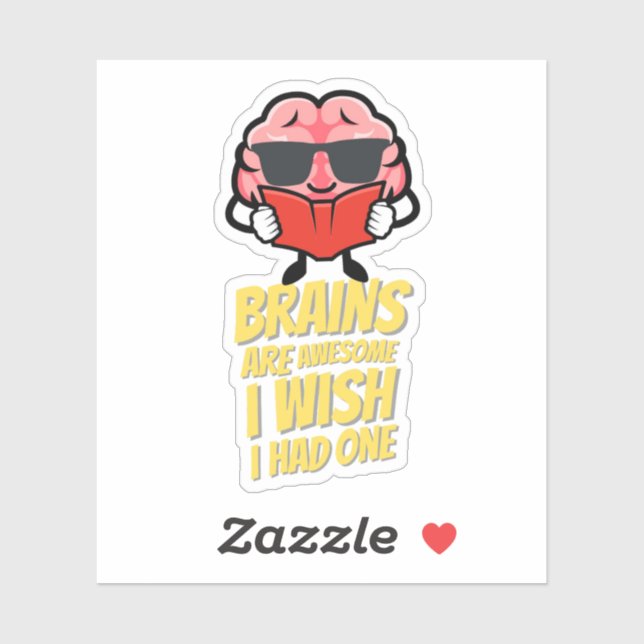 Pegatina divertido y quirky (Hoja)