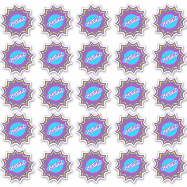 Pegatina Divertidos Stickers de Comentarios de Recompensa p (Anverso)