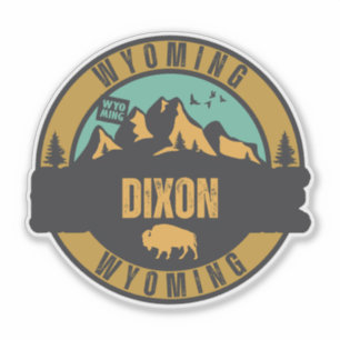 Pegatina Dixon, Wyoming