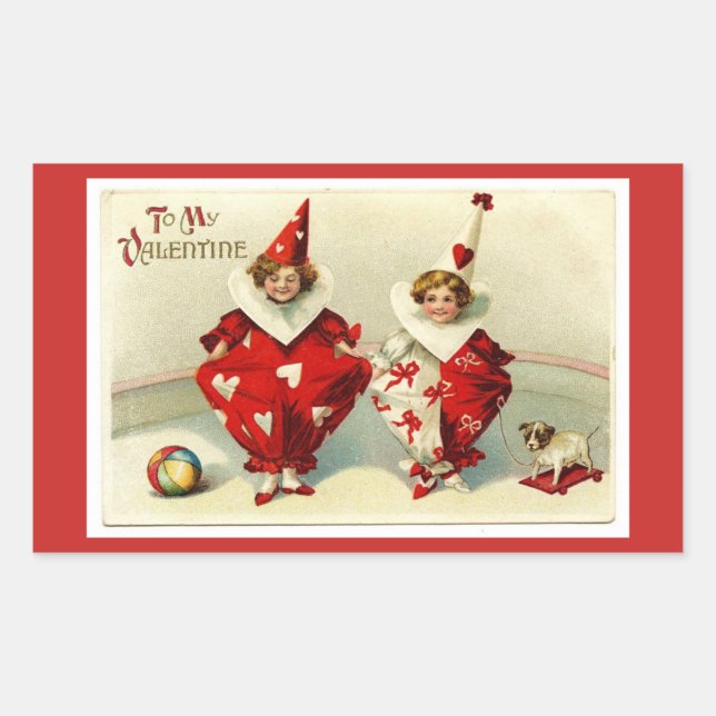 Pegatina DIY RETRO SAN VALENTÍN (Anverso)