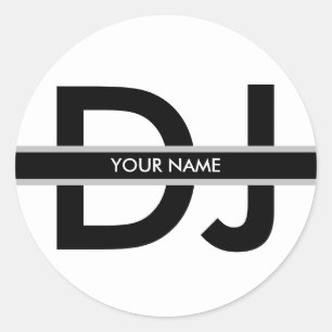 Pegatina DJ moderno