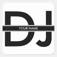 Pegatina DJ moderno