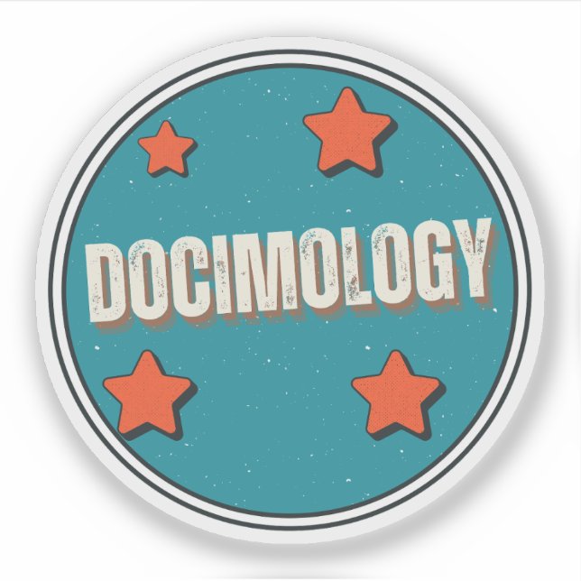 Pegatina Docimología (Anverso)