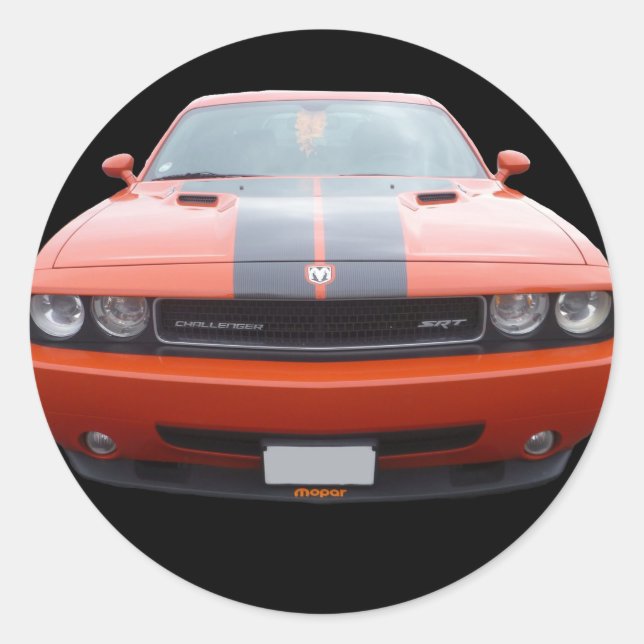 Pegatina Dodge Challenger SRT (Anverso)