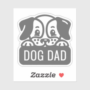 Pegatina Dog Dad