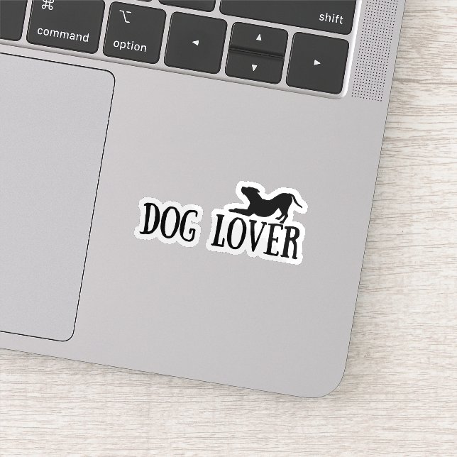 Pegatina Dog Lover (Detalle)