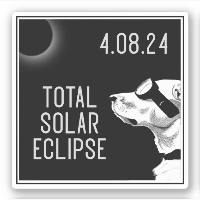 Pegatina Doggo Eclipse (Anverso)