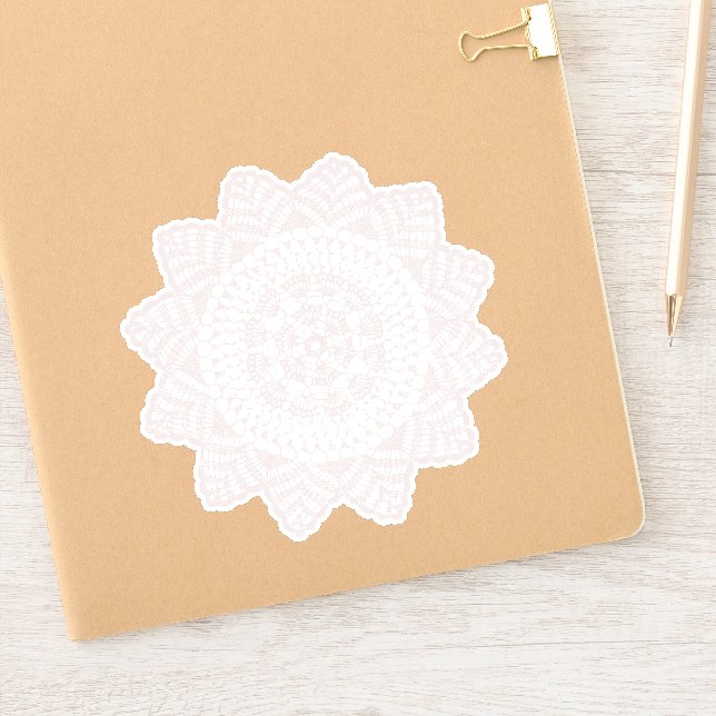 Pegatina Doily (Cuaderno)