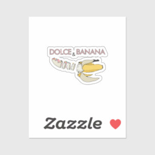 Pegatina Dolce y banana